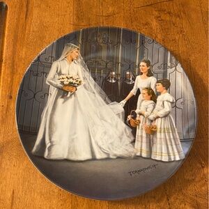 Vtg Edwin M Knowles Fine China Maria Sound of Music Numbered Collector Plate